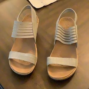 Grey Skechers Wedges - Size 7